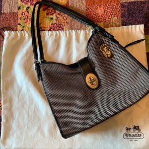 Coach Hobo bag Black and Tan